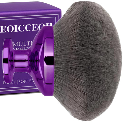Extra Large Body Makeup Brush For Self Tanner, Leg Makeup &Bronzer Blend,4inch Wide-headed Kabuki Brush Provides More