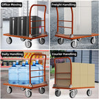 Heavy Duty Platform Truck, 2200lbs Folding Platform Cart