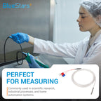 BlueStars PT100 3-Wire (4×30MM) Waterproof Temperature Sensor Probe 6.6Ft