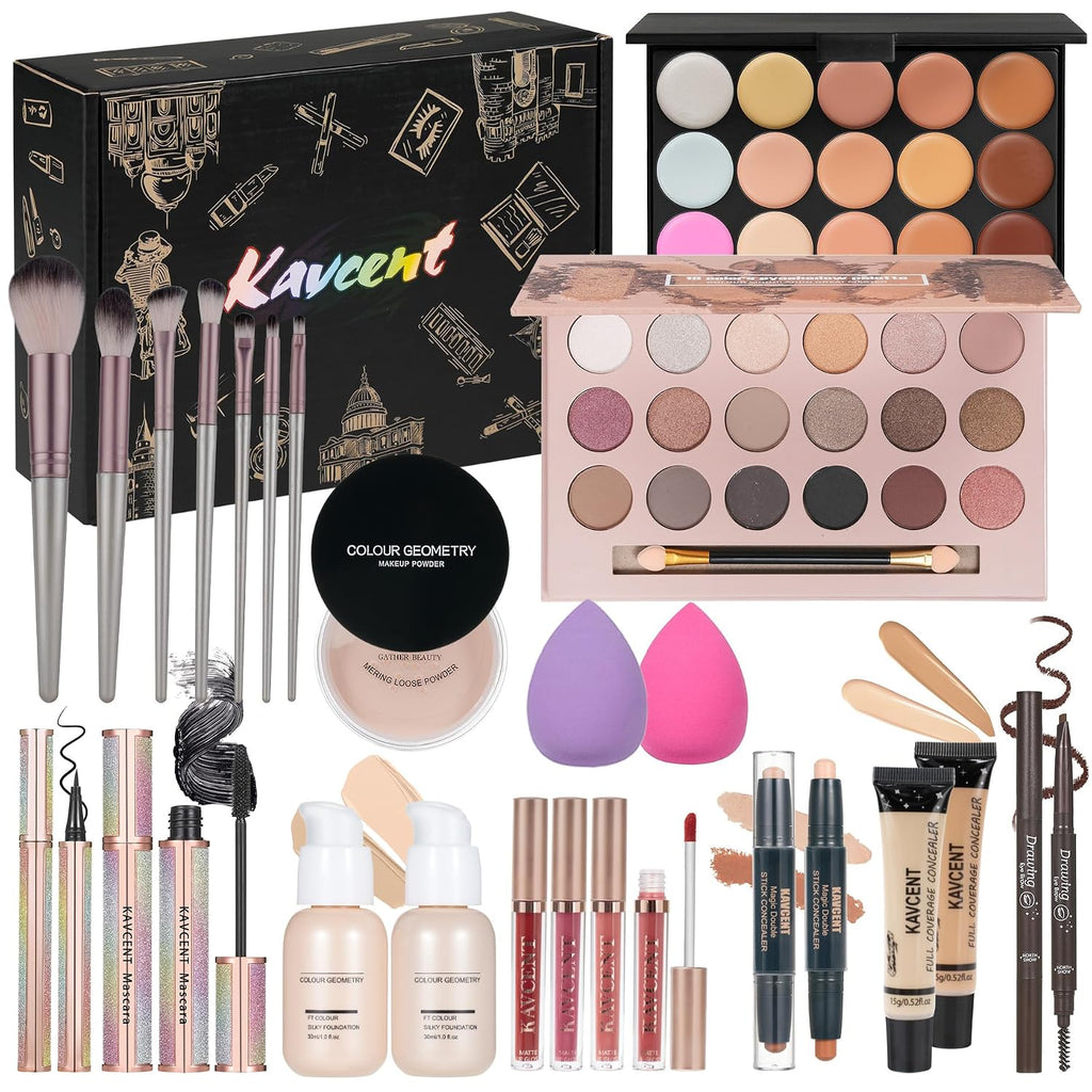 Makeup Set for Teens Makeup Kit for Women Full Kit Makeup Gift Set for Women Teen Girls Teenagers Eyeshadow Palette