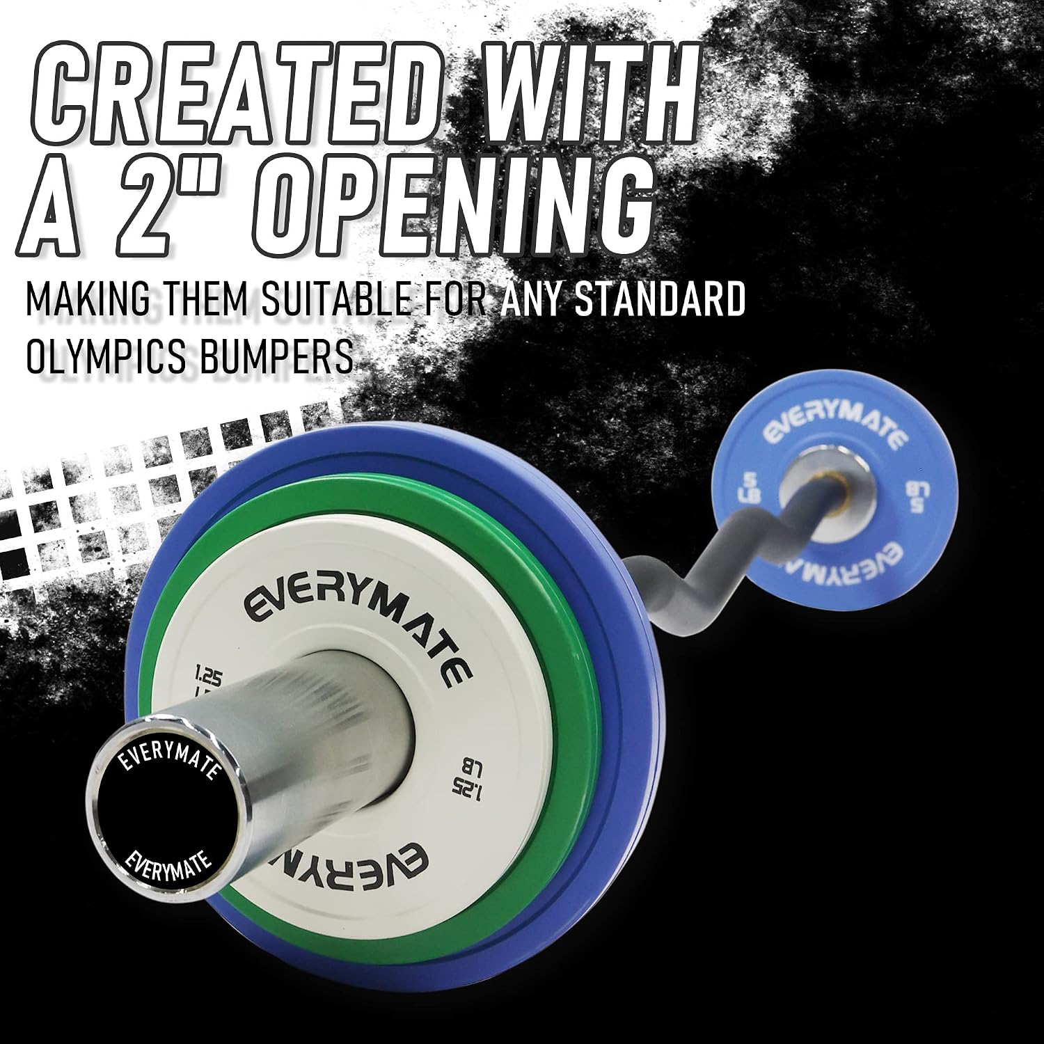 Change Weight Plates 1.25LB 2.5LB 5LB Set Fractional Plate Olympic Bumper Plates for Cross Training Bumper Weight