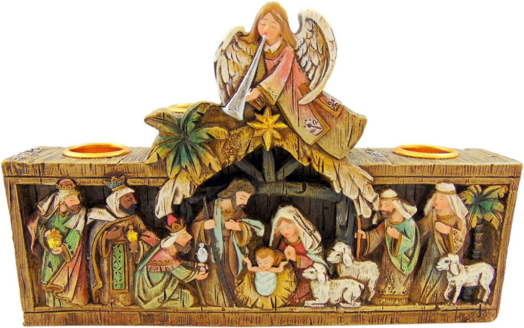 Advent Candleholder, Nativity