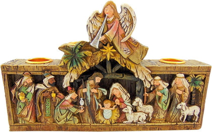 Advent Candleholder, Nativity