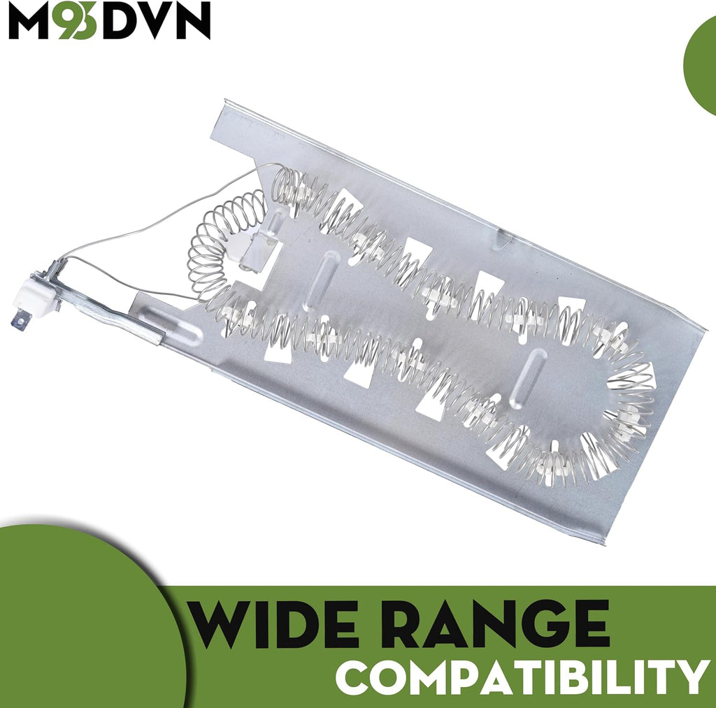 Heating Element Replacement For Whirlpool WED5100HC2 WED5100HW0 WED5500XW0 WED560LHW0 WED5100HW1 WED5100HW2 WED5600XW0 WED5500BW0 WED5500XL0 WED5500XW1 WED5550XW0 WED5600XW1 WED560LHW1 Dryer