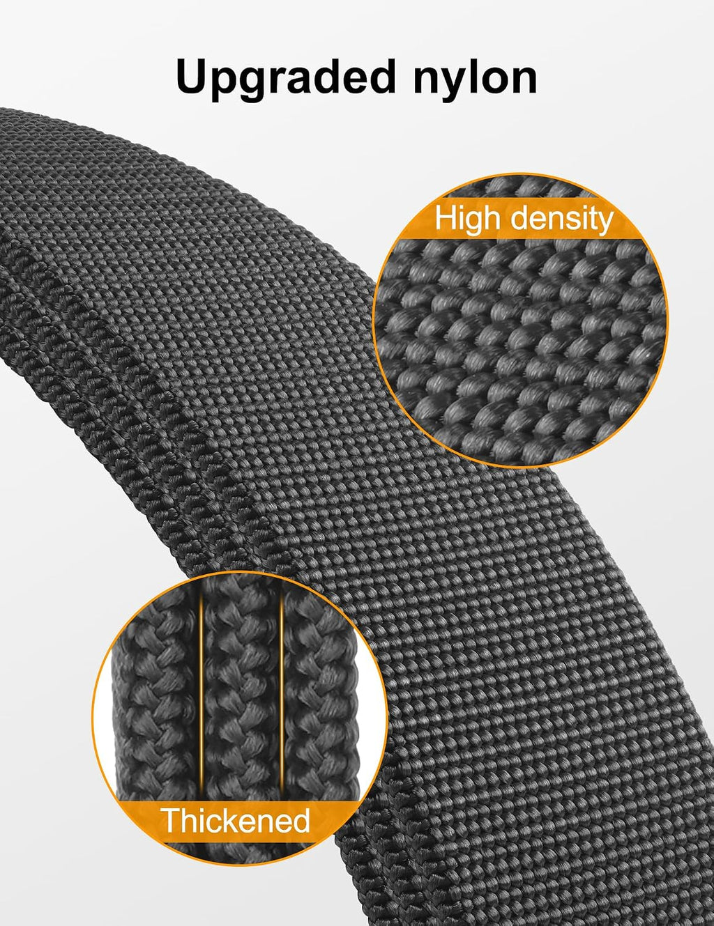 JUKMO 2 Pack Men's Stretch Tactical Belt, 1.5" Nylon Web with Flip Buckle