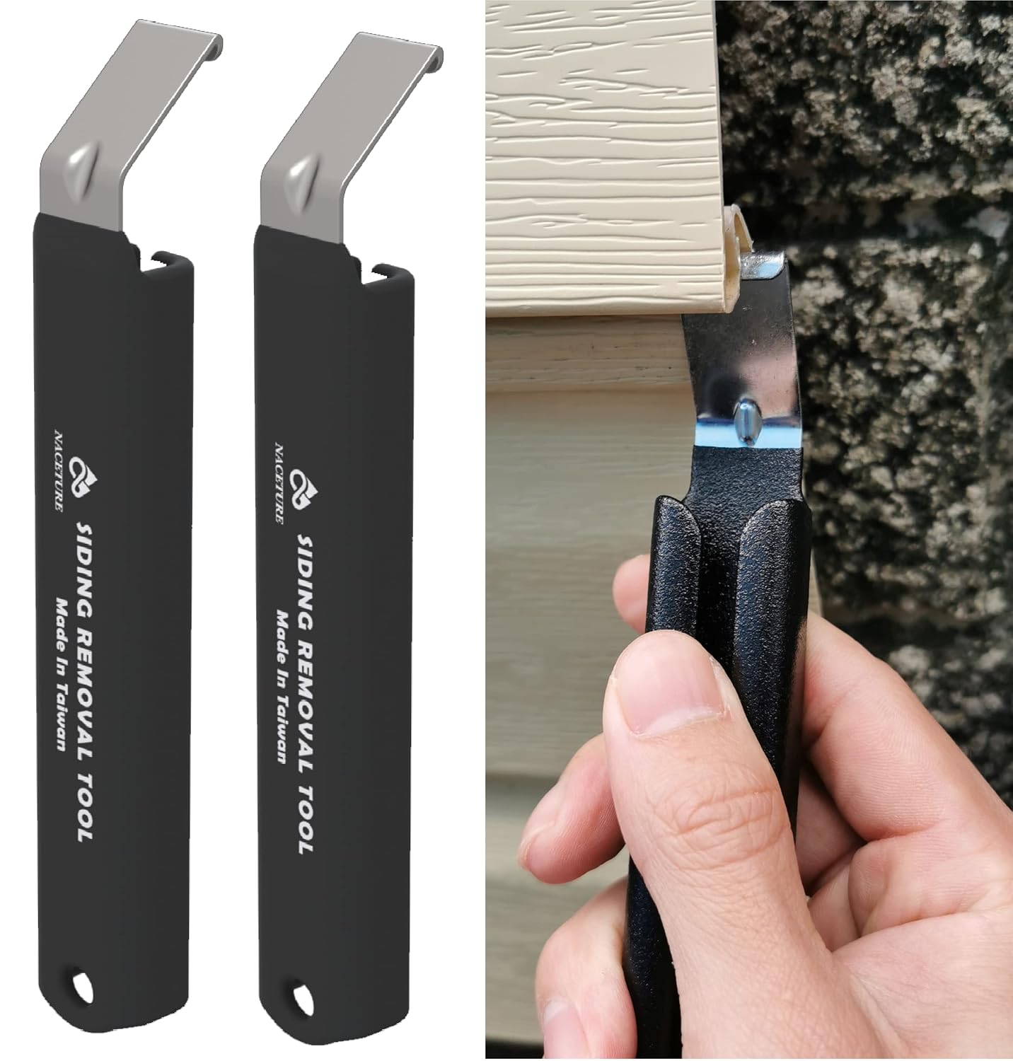 Heavy Duty Vinyl Siding Removal Tool, 7 Inch Steel Zip Tool