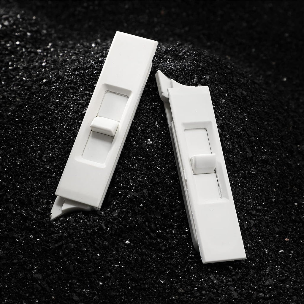 Jetec Window Latch Replacement Plastic Latch Pairs, 4 Pieces