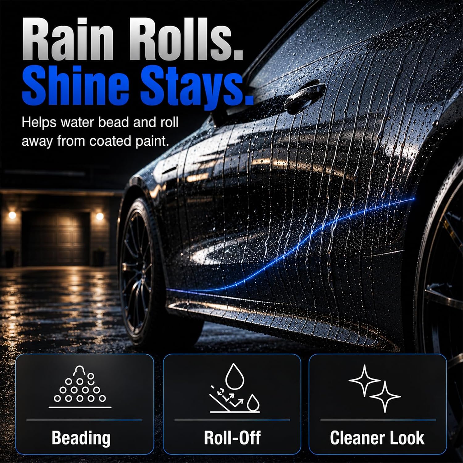 Car Ceramic Coating for Cars, Shiny Car Stuff Car Wax, 17.5 oz | Quick Effect Coating Agent for Car, Long-lasting
