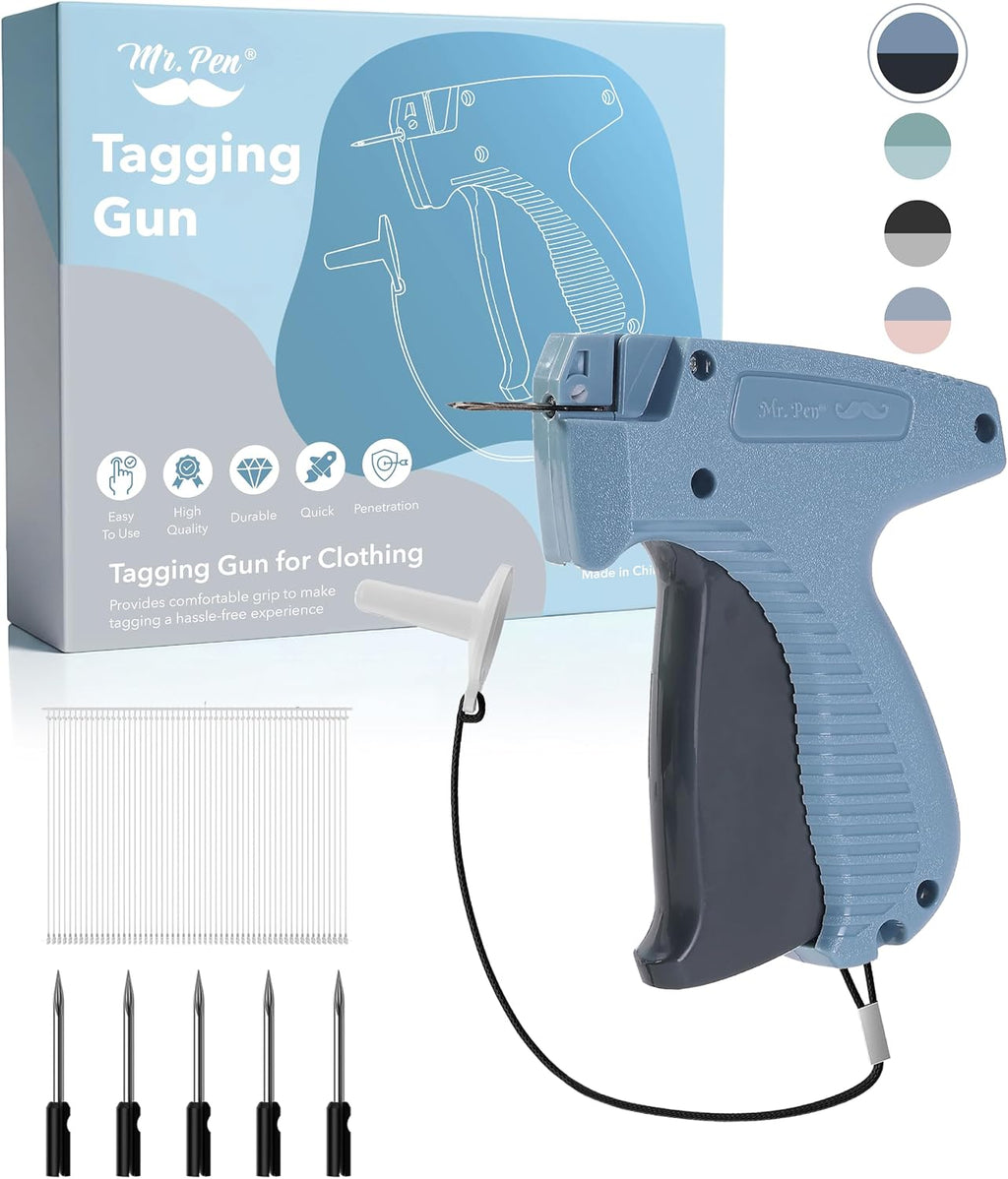 Price Tagging Gun, Hangtag Attacher with 1000 Barbs | 2" Long Barbs Fasteners and 5 Needles, Pricing Tag Gun for