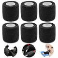 Tattoo Grip Tape Wrap Cover - Autdor 6Pcs 2" x 5 Yards Tattoo Machine Tape Cohesive Elastic Bandage Rolls