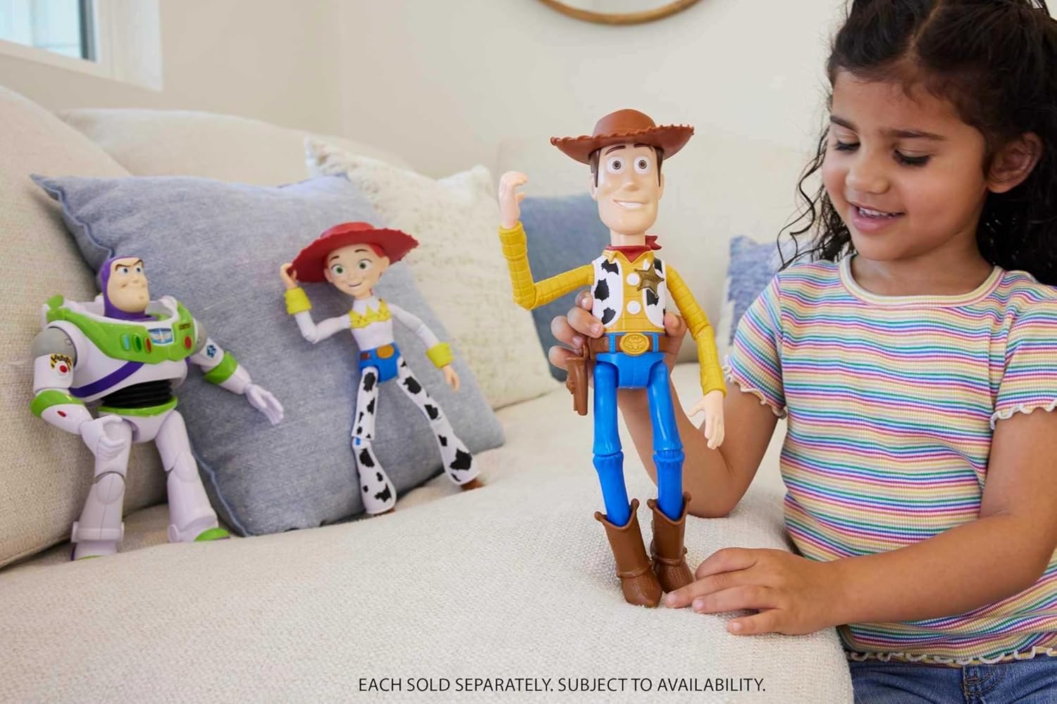 Disney Pixar Toy Story Large Action Figure, Posable Buzz Lightyear Collectible in Spacesuit Look, 12-inch Scale