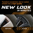 18" Gloss Black Wheel Skin Set Compatible with Jeep Grand Cherokee L