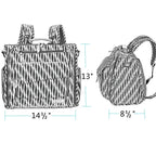 ALLCAMP Diaper Bag Backpack, Large Capacity, Portable Changing Pad