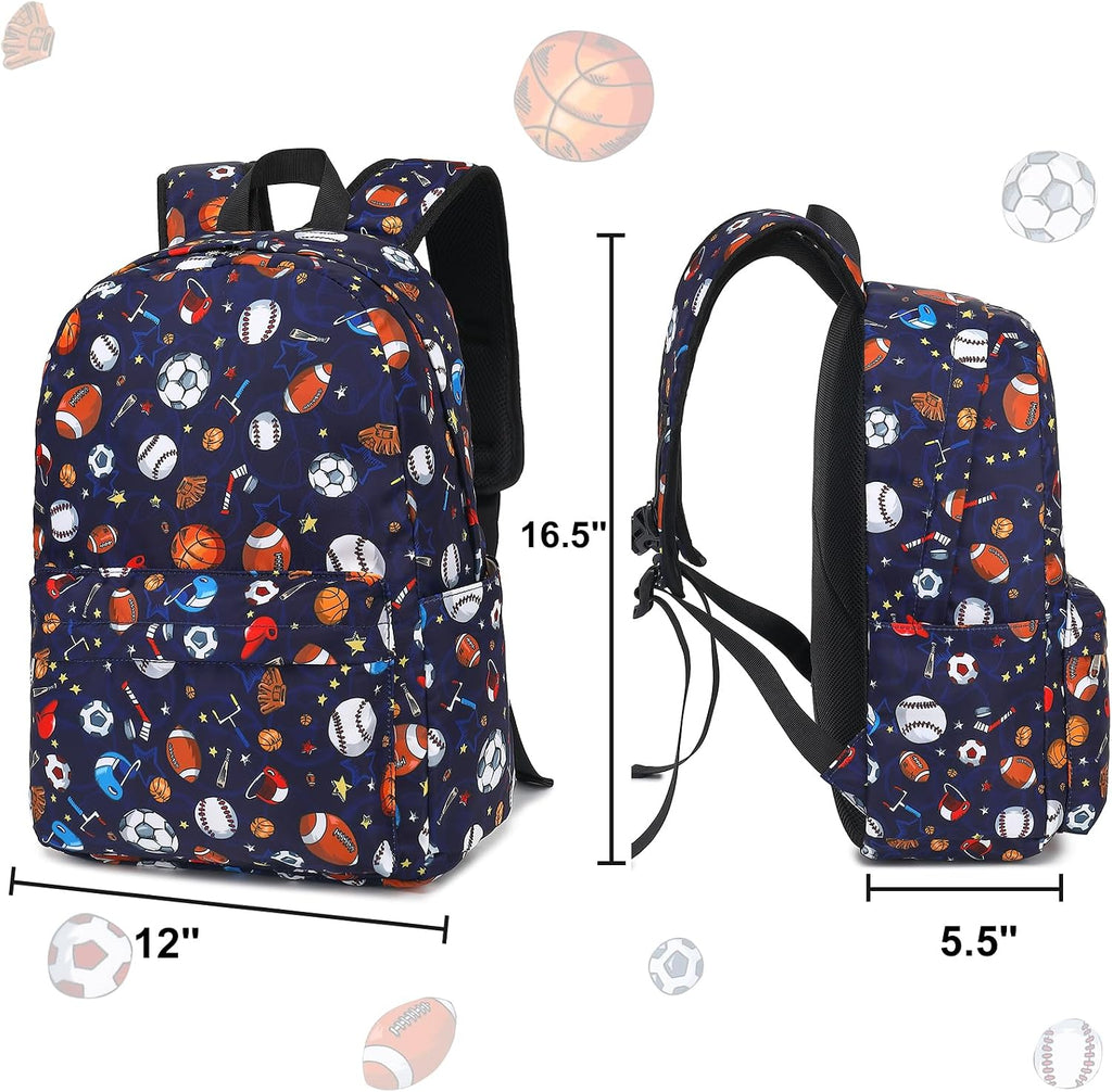 Backpack for Kids, Boys Girls Preschool Backpacks with Lunch Box Toddler Kindergarten School Bookbag Set