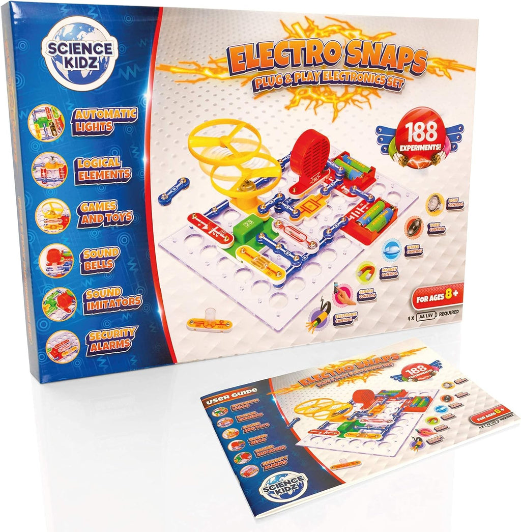 Electronics Kit - 188 Science Experiments Set for Kids