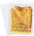 11" x 14" (100 Count) Clear Poly Bags with Suffocation Warning