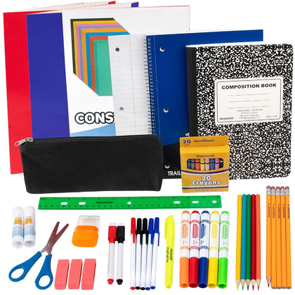 Kindergarten Elementary School Supplies Classroom Must Haves for Boys Girls 1st 2nd 3rd 4th Grade & Home School