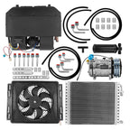 Universal 12V A/C Kit System 18000BTU Under Dash Air Conditioner