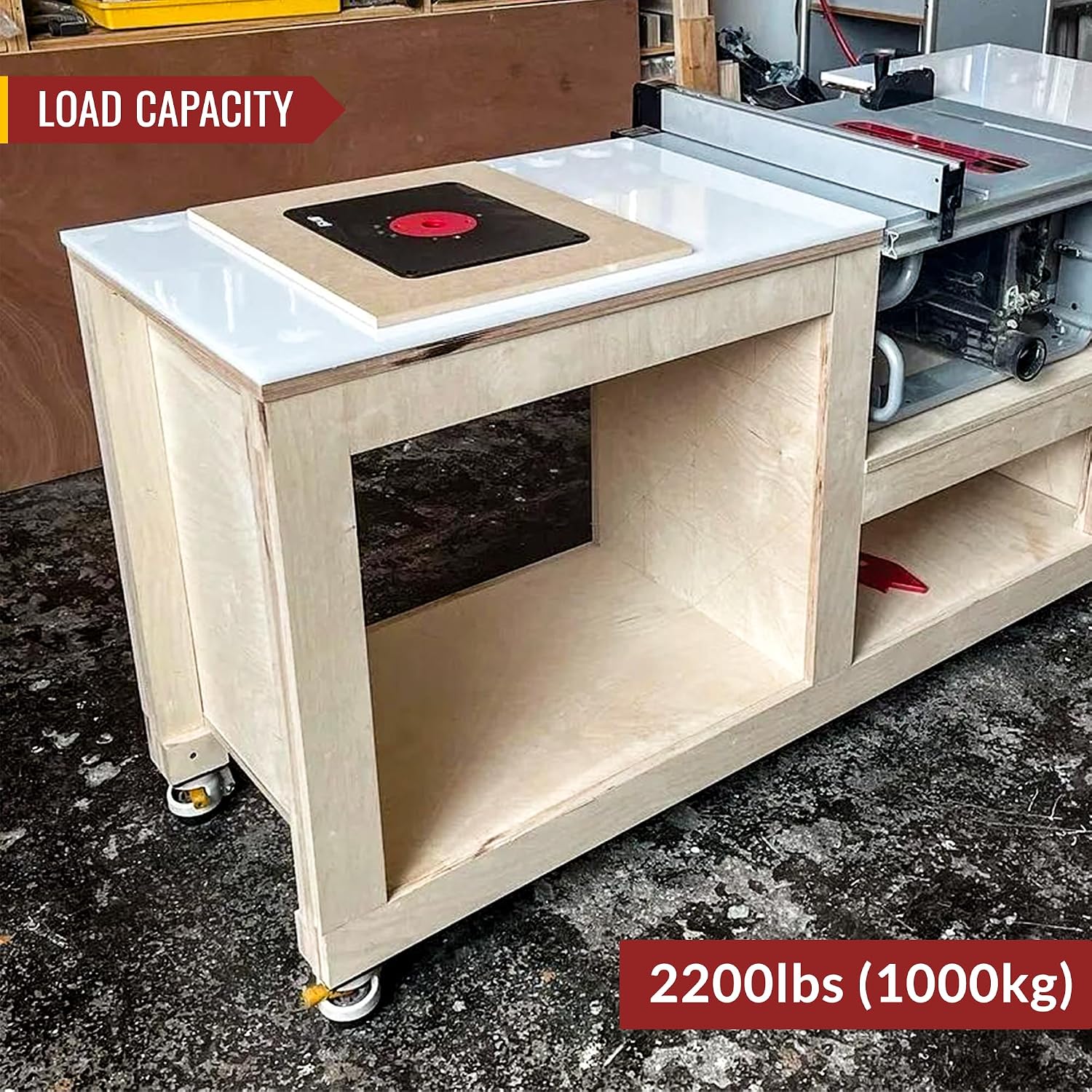 Leveling Casters with Ratchet Handle Design丨Total Capacity 2200 lbs | TD60丨Set of 4 丨Heavy Duty Industrial Casters