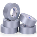 5 Pack Mini Silver Duct Tape, 1" x 75 Yards Pocket Travel Size