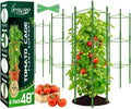 4ft 4-Pack Tomato Cage for Garden Plant Support- Up to 48inch Garden Stakes Tomato Cage, Tomato Trellis for Potted