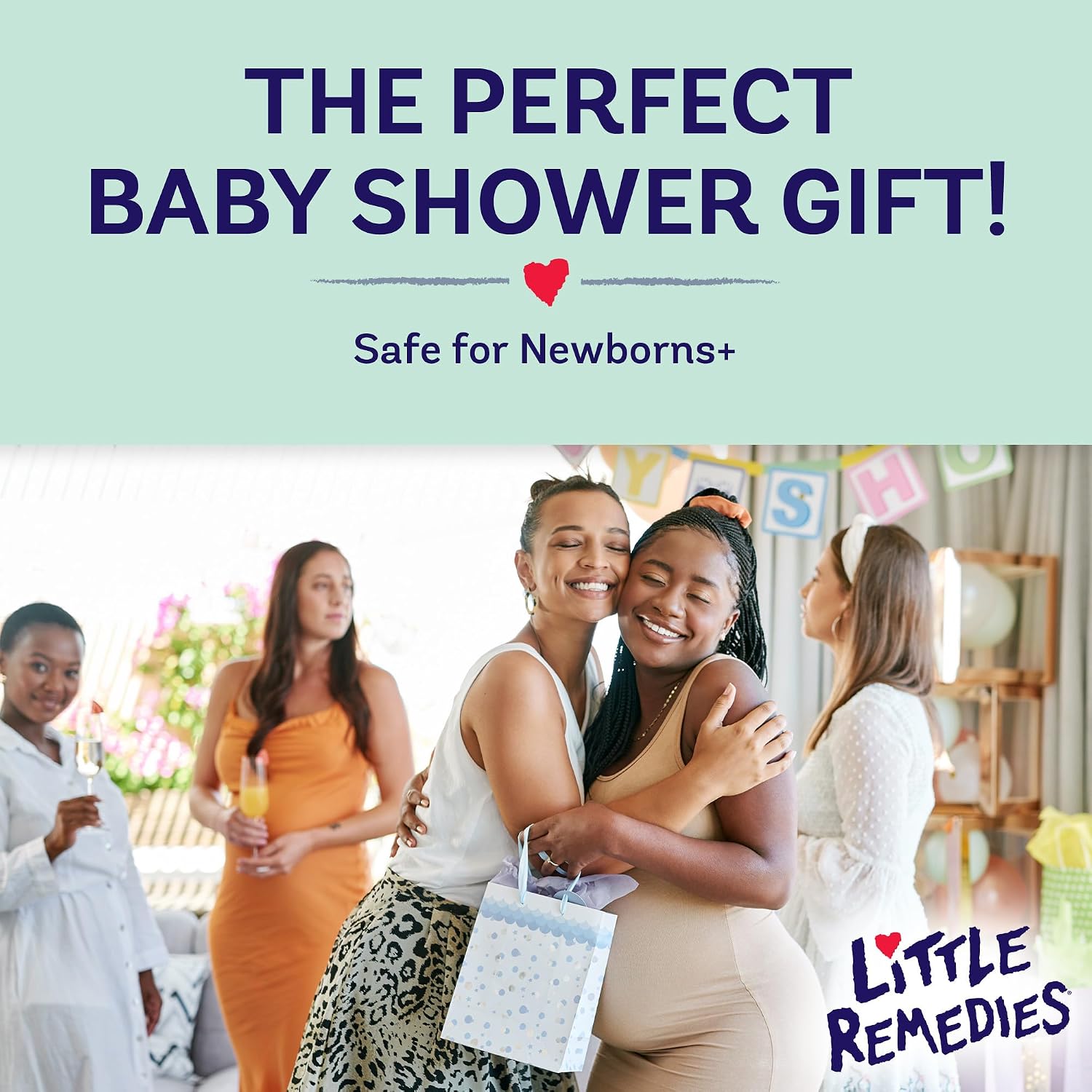 New Baby Essentials Kit with Saline Nasal Spray, Diaper Rash Cream, Gas Relief Drops, Gripe Water & More, Safe for