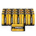 9V Batteries 16-Pack,Alkaline Non-Rechargeable Long-Lasting