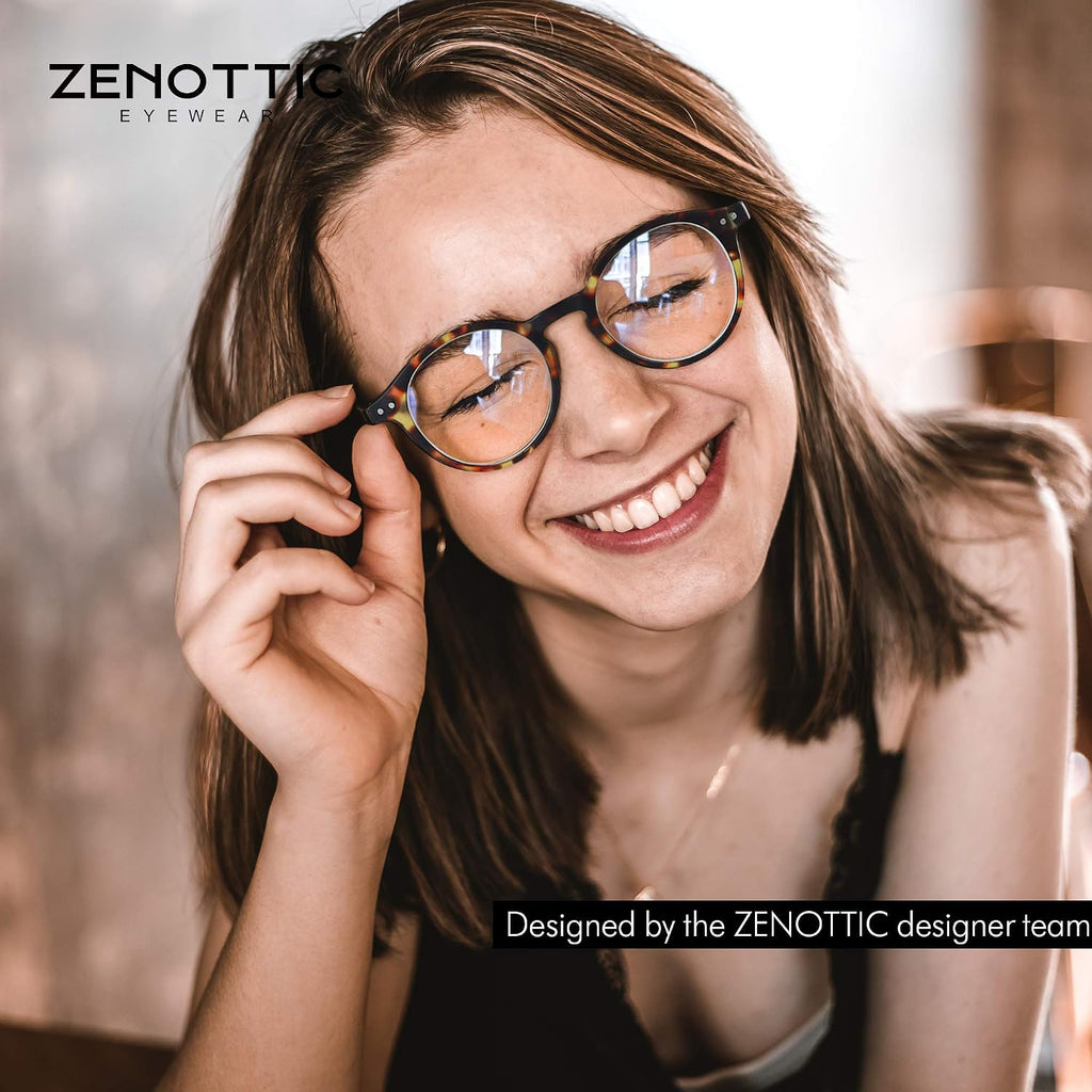Reading Glasses Blue Light Blocking Round Glasses for Men Women Magnification 0.0 1.0 1.5 2.0 2.5 3.0 3.5
