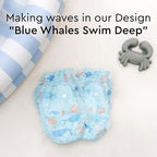 Disposable Baby Swim Diapers, Size Medium (20-33 lbs), 36 Count