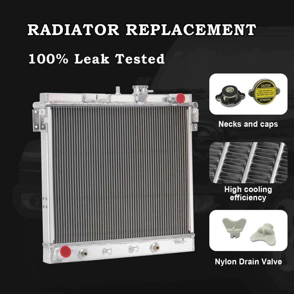 2 Row Radiator for 2009-2012 Chevy Colorado 2006-2017 GMC Canyon