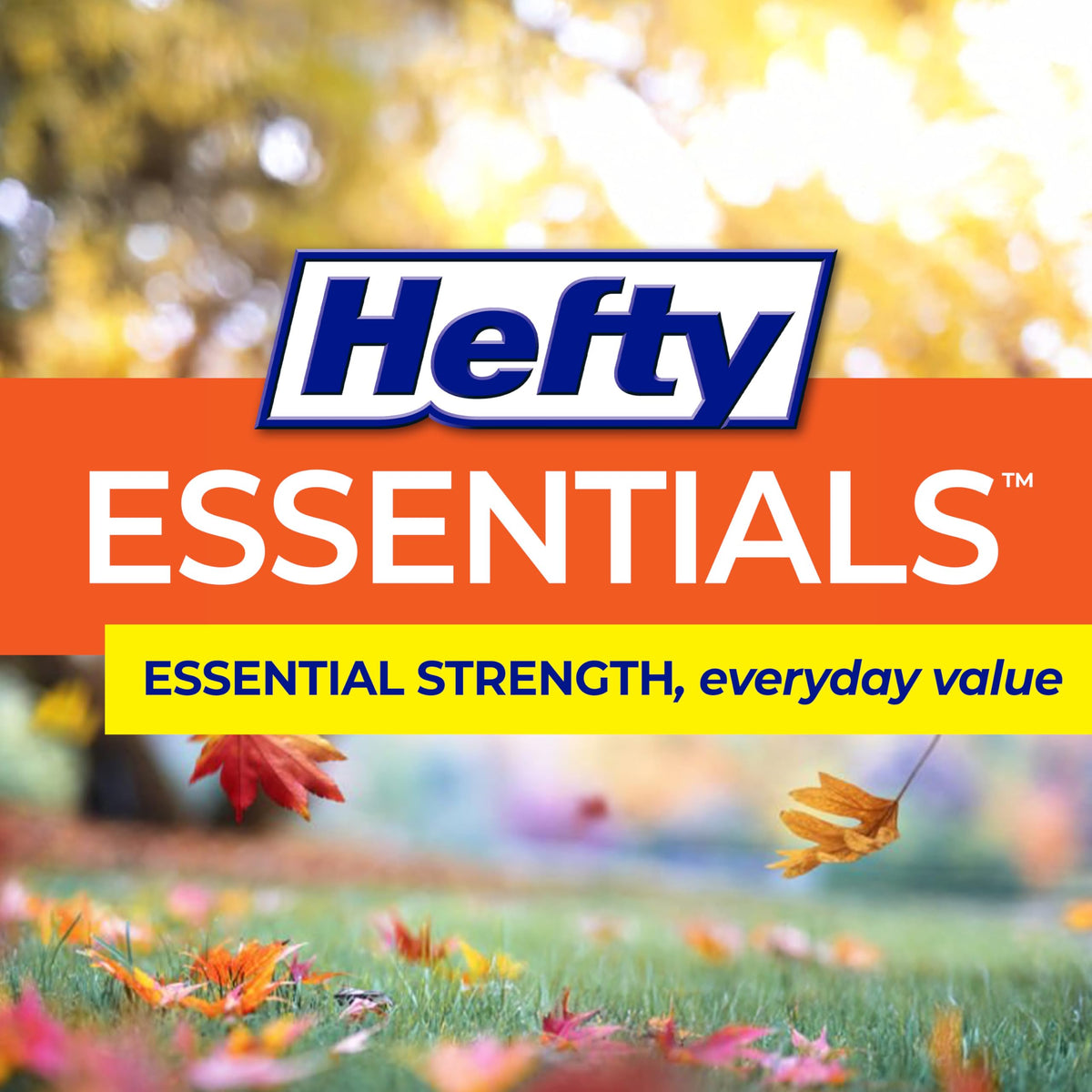 Essentials Extra Large 39 Gallon Trash Bags, Black, Unscented, 40ct