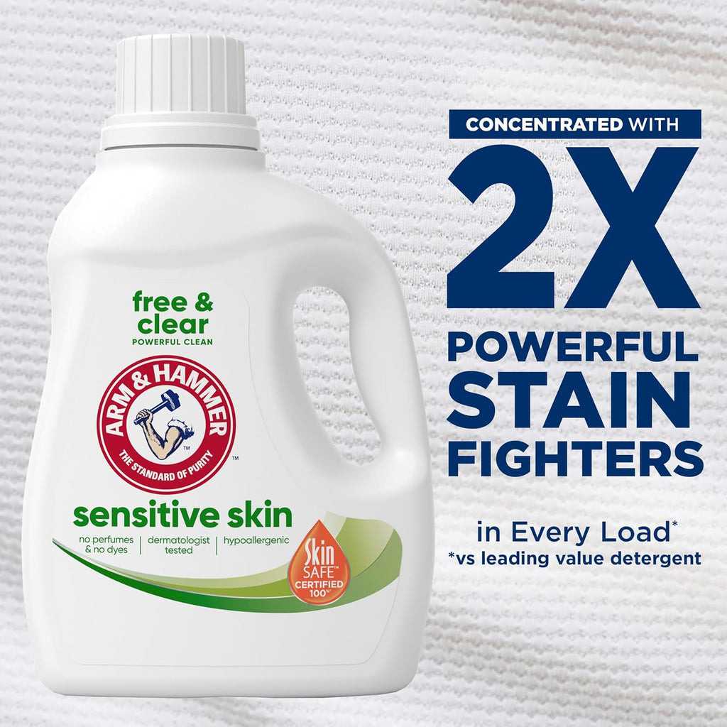 Sensitive Skin Free & Clear Liquid Laundry Detergent