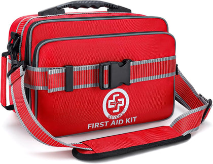 Professional 500 Piece Emergency First Aid Kit for Home, Car, Travel, Camping, Truck, Hiking, Sports, Office, Vehicle