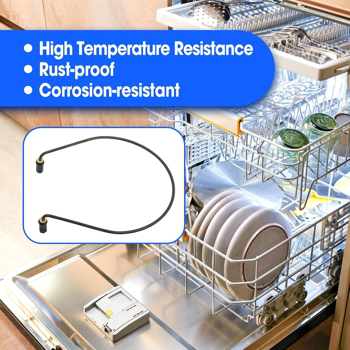 Dishwasher Heating Element Replace W10518394 W10134009 W10441445