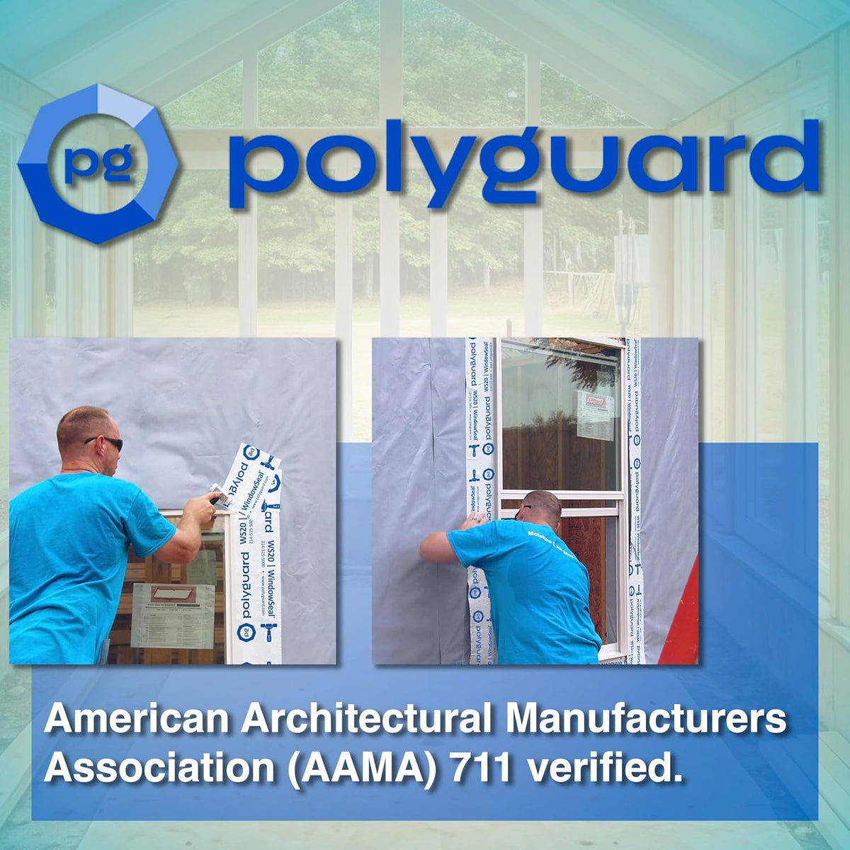 WindowSeal Window and Door Flashing Tape, 4 in x 100 ft Roll, 20 mil Thick, Self-Sealing & Self-Adhering Waterproof
