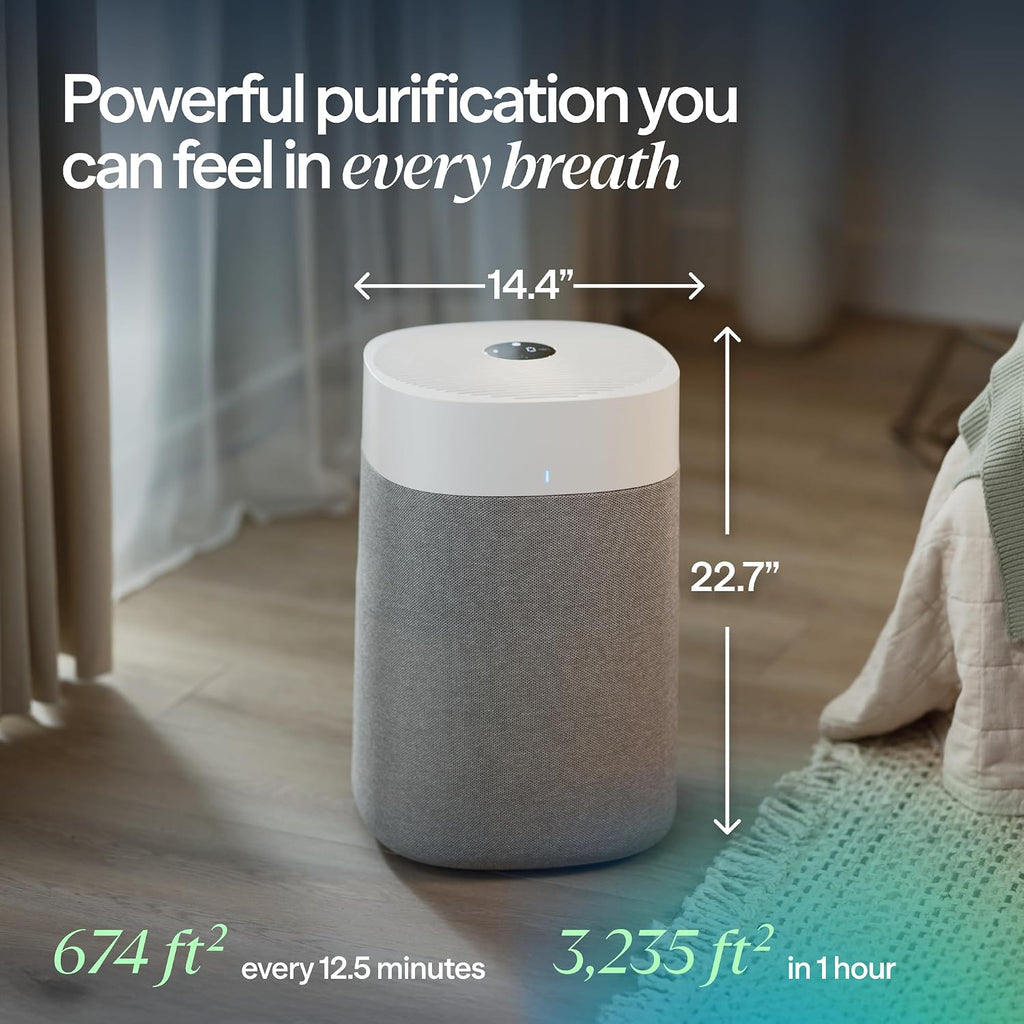 Blue Pure 211i Max Smart Air Purifier for Large Rooms up to 3,235 Sq Ft, HEPASilent Air Cleaner for Pets, Allergies