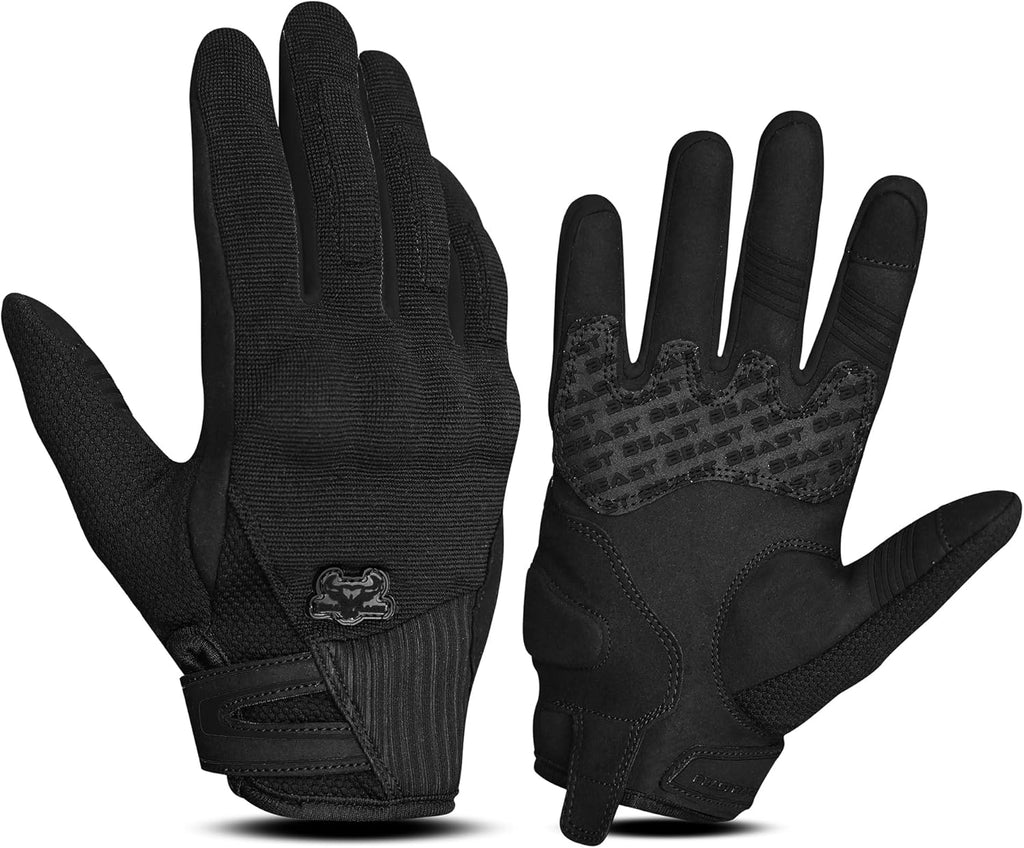 Summer Motorcycle Gloves–Breathable Touchscreen Riding Gloves for Men Women, Lightweight Off-Road Racing Guantes with