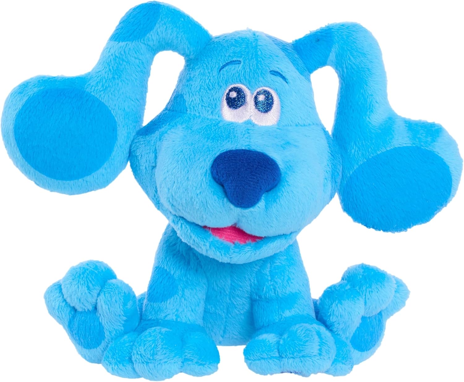 Blue’s Clues & You! 7-inch Beanbag Plush Blue & Magenta 2-Pack, Stuffed Animals, Dog