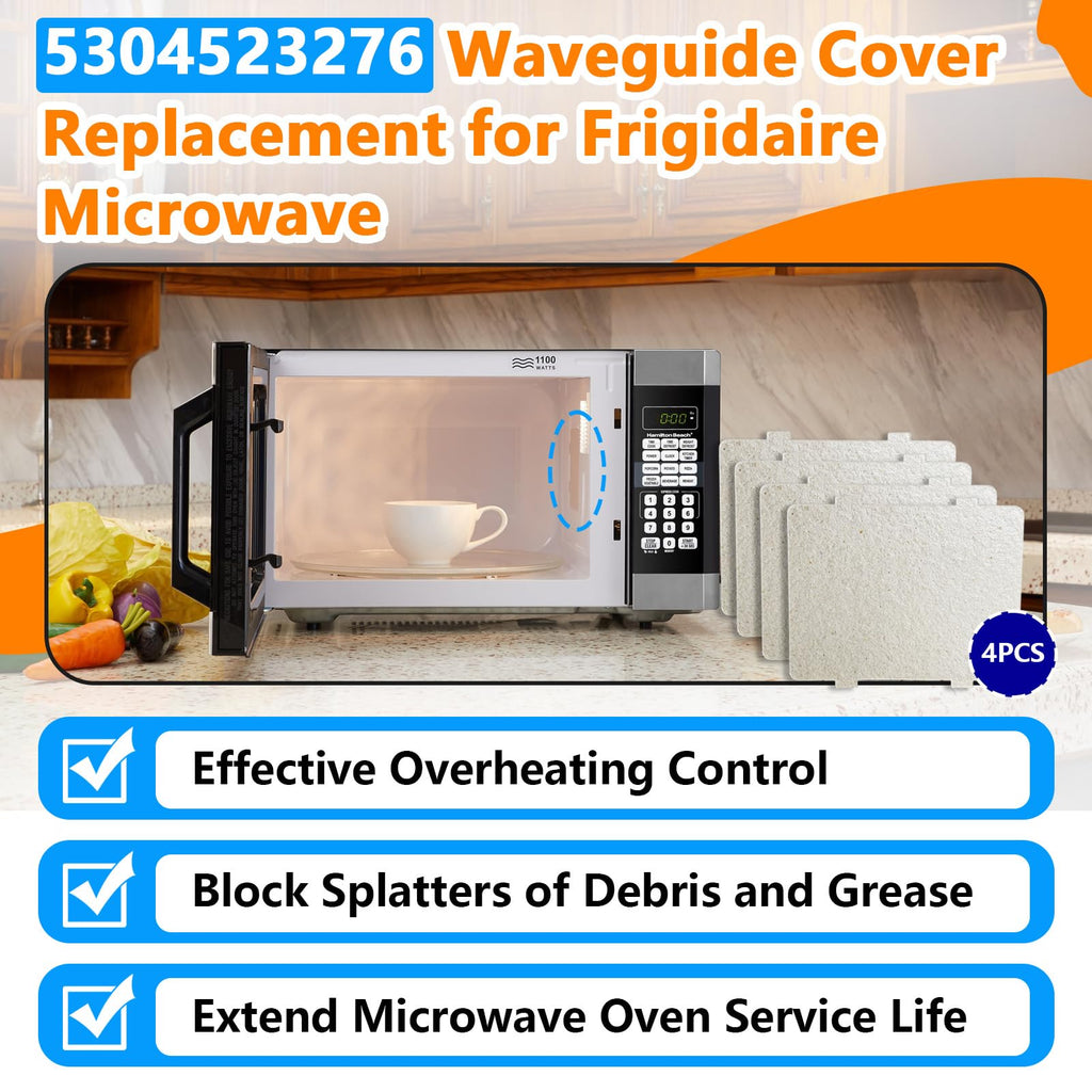 4PCS 5304523276 Waveguide Cover Replacement