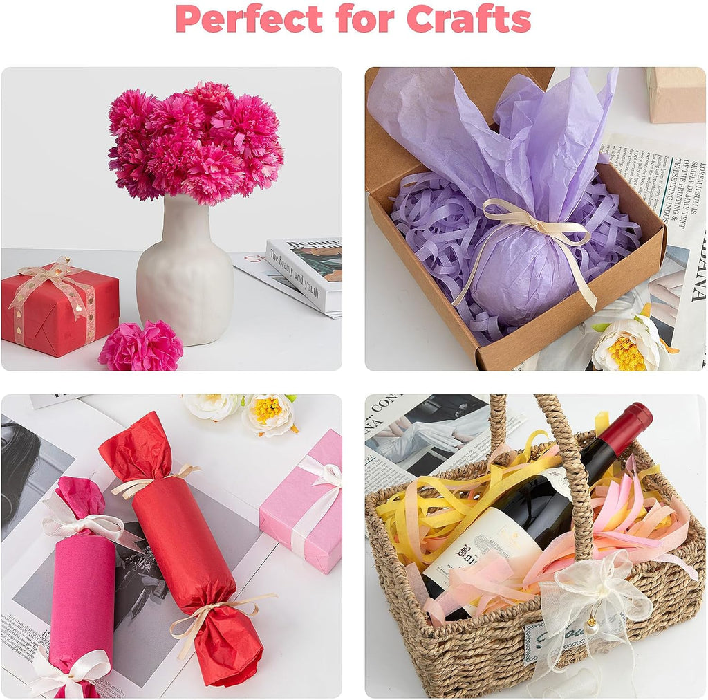 360 Sheets 20 x 26 Tissue Paper for Gift Bags, Rainbow 36 Colors