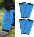 Loose Fitting Fly Boots UV-Protective Extra Tough Mesh Ventilated Four Fasteners Stay-on Design Protect Horse Legs &