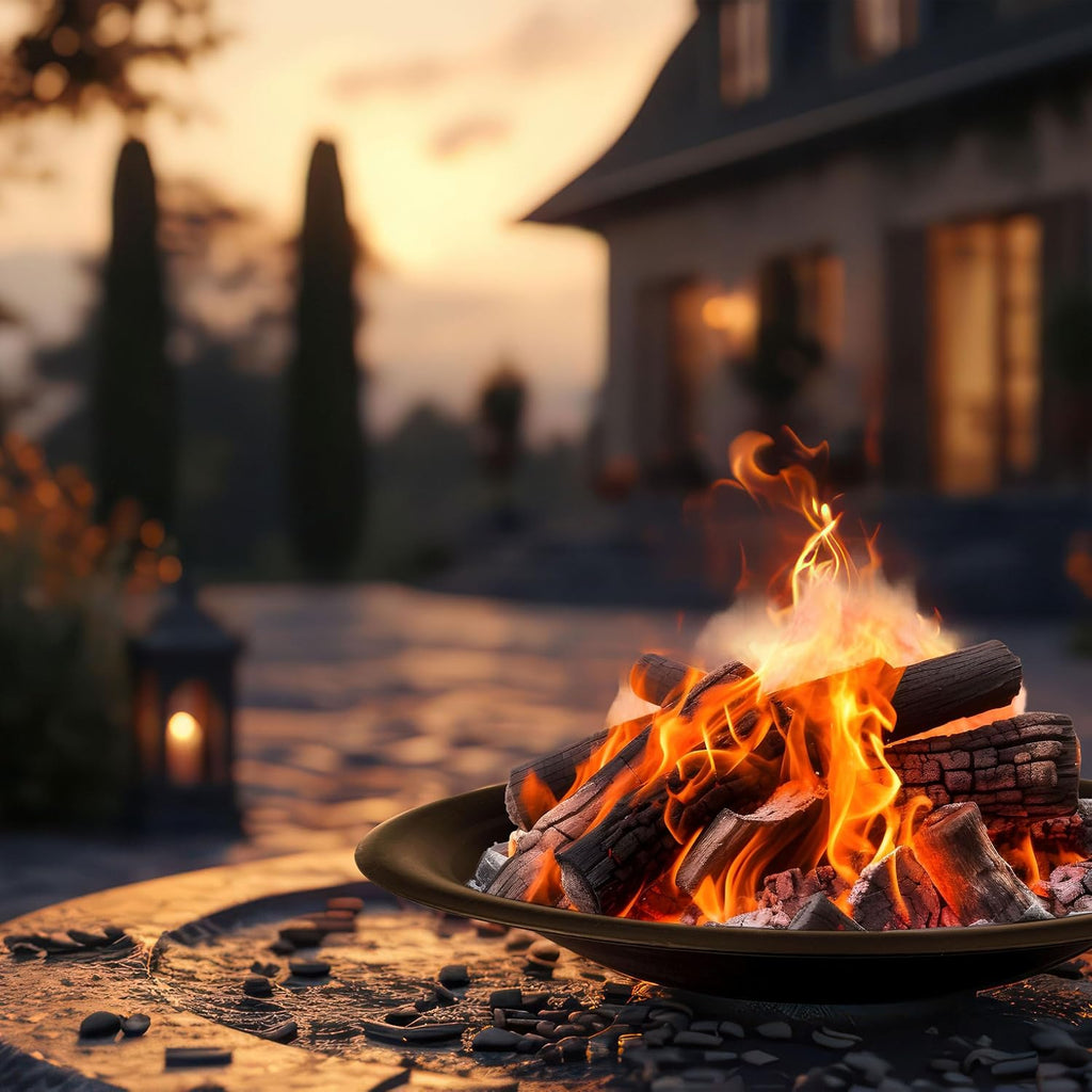 Fire Bowl - 24in Firepit Insert for DIY Fire Ring or Replacement - High Temp Finish - Firepits for Outside Wood