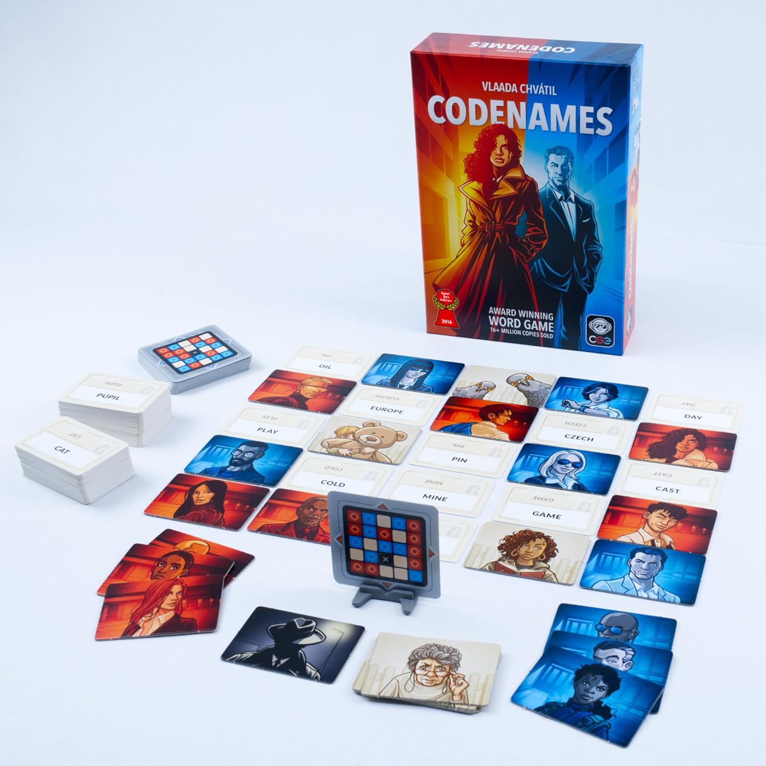 CGE Codenames Board Game (2nd Edition) | The Top Secret Word Association Party Game for Friends & Family Game Nights