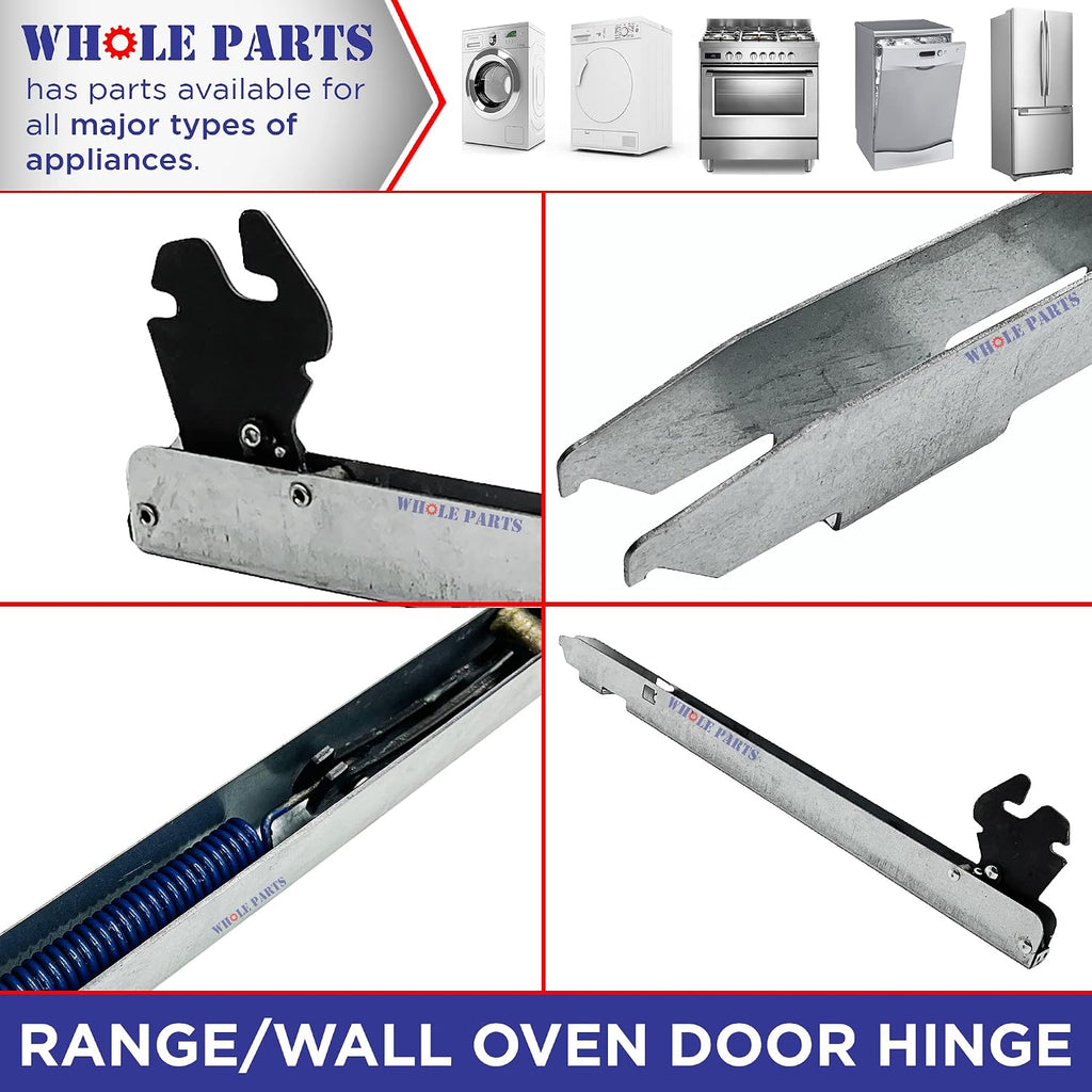 Whole Parts Upgraded Range Wall Oven Door Hinge Assembly Part# WP74008014