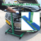 Mobile Work Table, Rolling Tool Cart with Brake Wheels, Large Work Bench