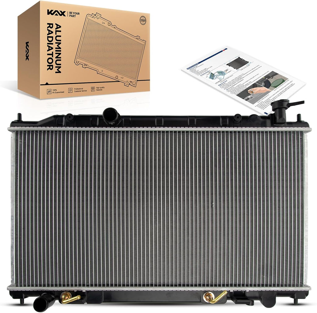 KAX CU2414 Engine Cooling Radiator, Compatible with 2002-2006 Altima 2.5L
