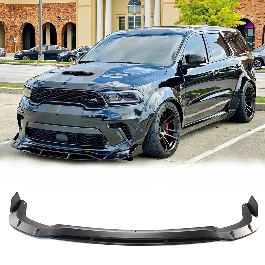 Front Bumper Lip Splitter 4Pcs For Dodge Durango SRT Hellcat 2021-2026