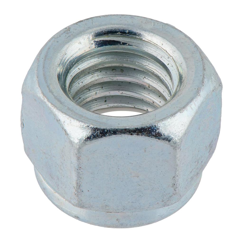 3/8"-16 (100 Pack) Nylock Hex Nuts, Grade 2, Nylon Insert Locknut by Makers Bolt