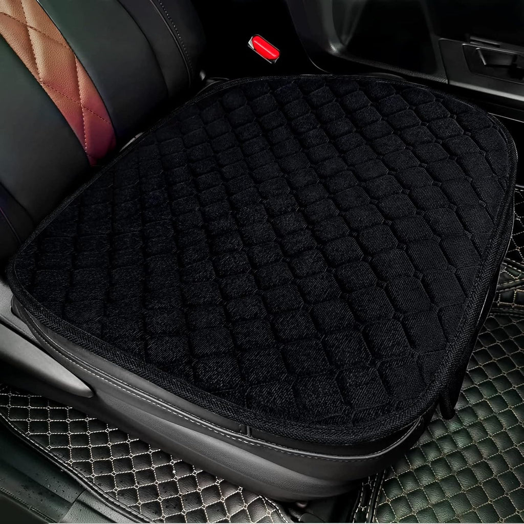 2 Comfortable Car Seat Covers Universal Front Seat Coves for Car Accessories with Storage Pockets, Padded Car