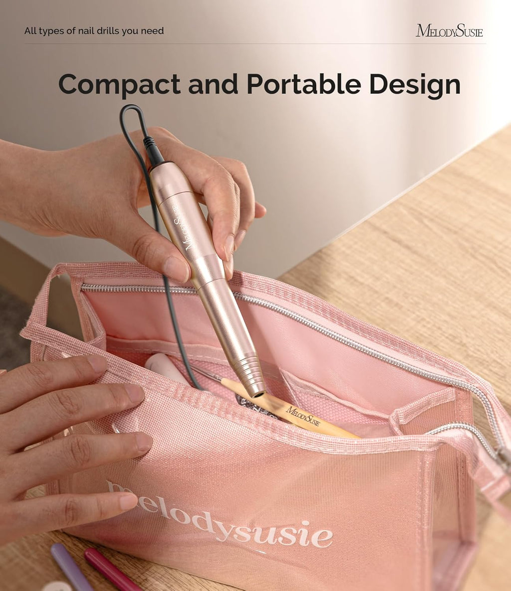 Pen-Shaped Portable USB Nail Drill, PC120I 20000RPM Electric Nail File with Compact Design for All Nail Care